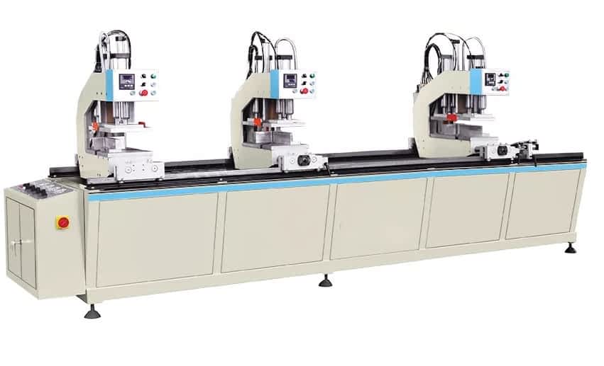 three heads UPVC welding machine for window and door making