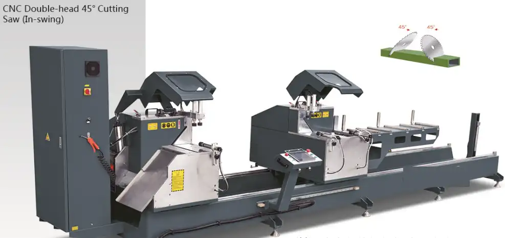 aluminium window making machine