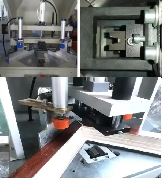 Upvc corner cleaning machine top & bottom